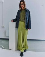 Valery satin skirt