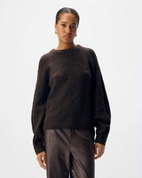 OBJFLORA RE L/S KNIT