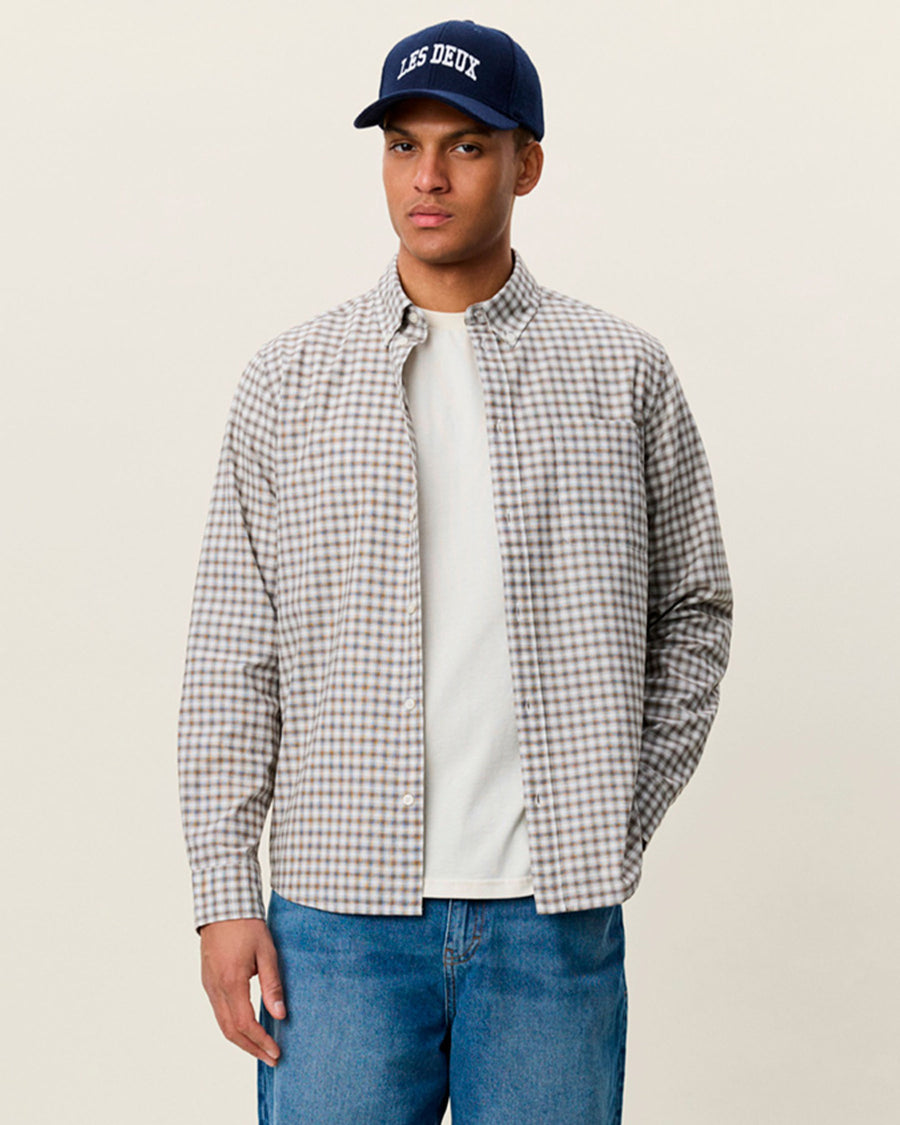 Two Tone Mini Check Shirt