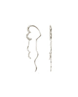 Wavy Sparkly Heart Earlines
