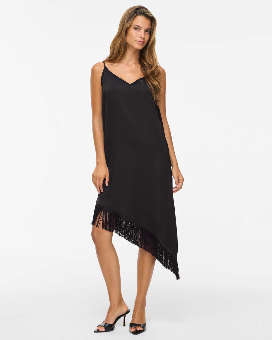 VIERUM FRINGES SLIP DRESS