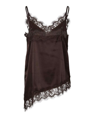 PCNOMI STRAP SATIN LACE TOPThumbnail 