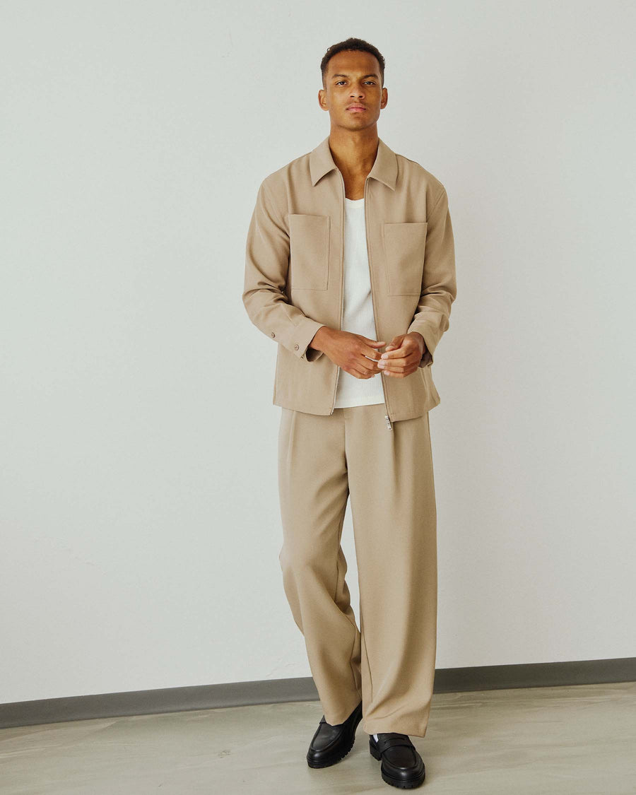 Matt Zip Overshirt