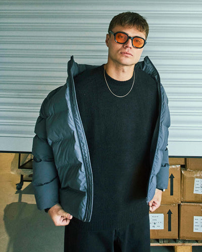 Coated puffer jacketThumbnail 