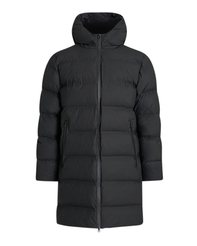 Coated long puffer jacketThumbnail 