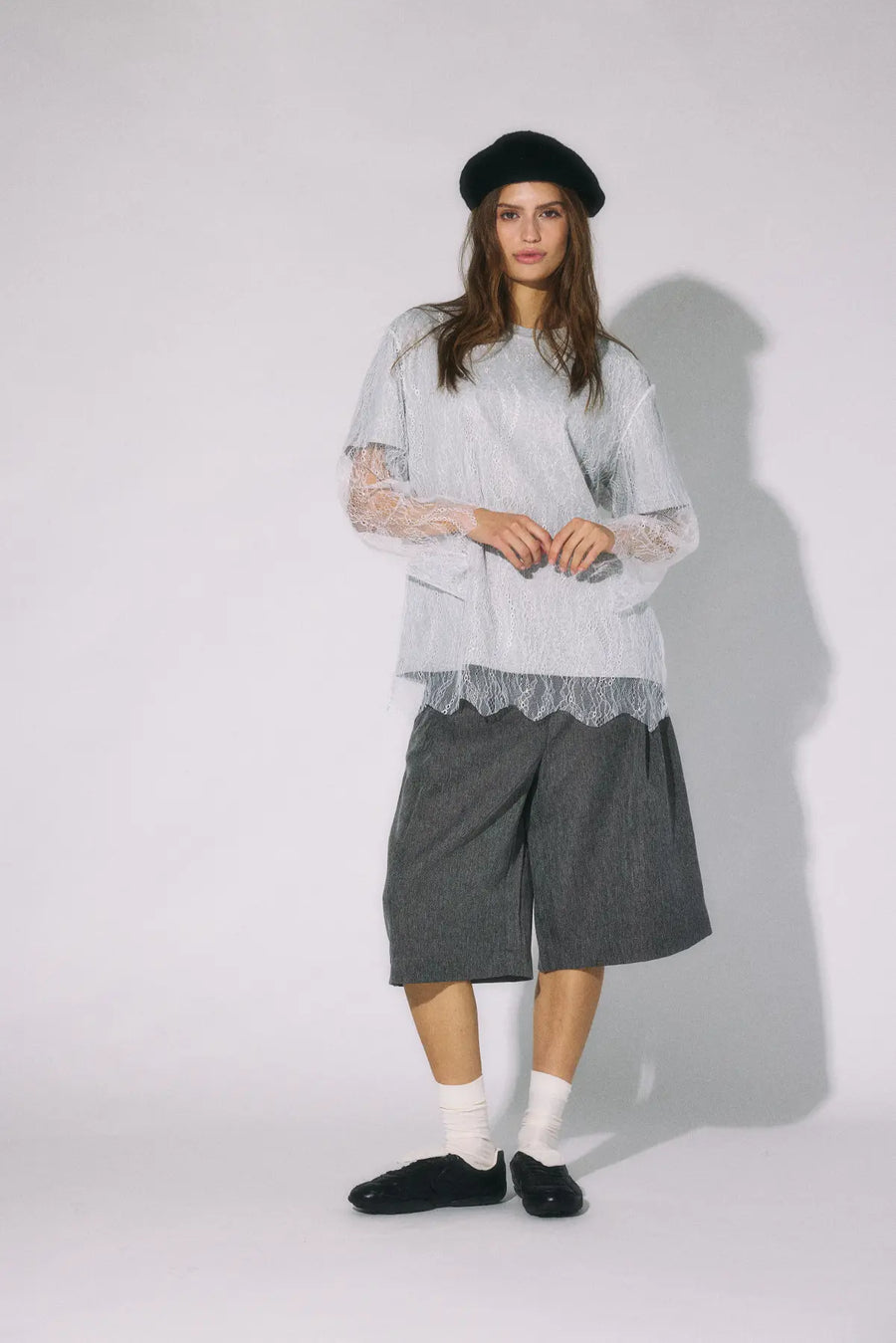 NMBIANKA L/S DOUBLE LAYER TEE