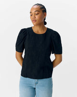 OBJILLY S/S RE O-NECK TOP