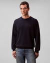 EU LS COTTON RELAXED CREWNK