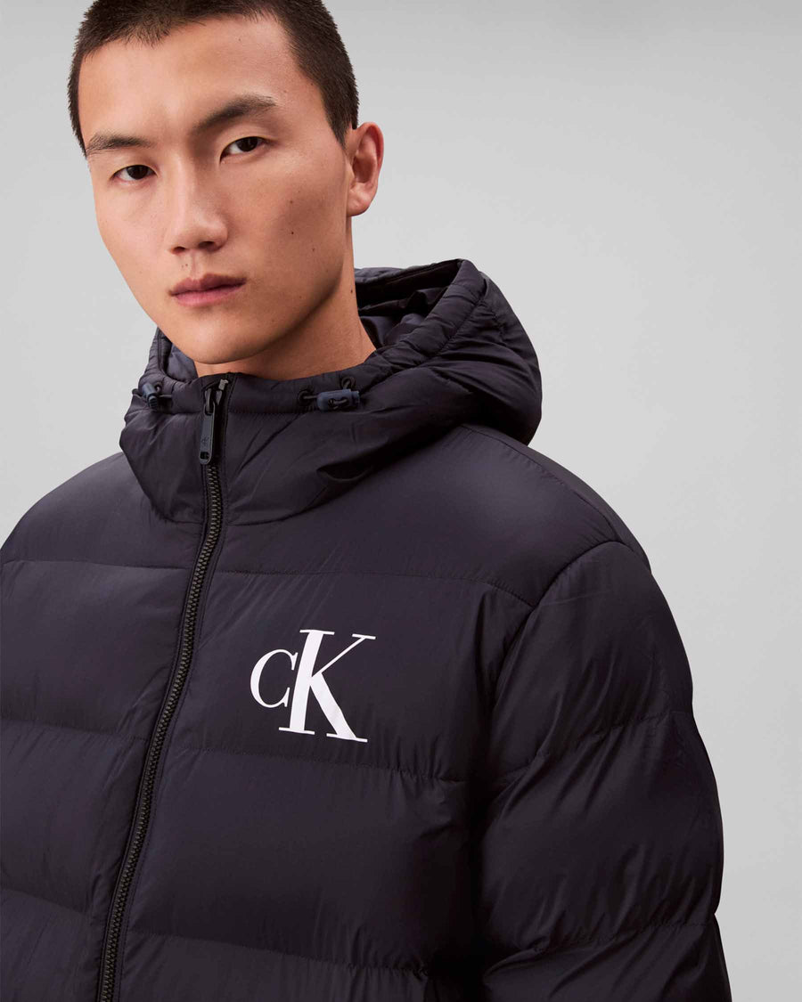 LS NYLON MONOGRAM PUFFER JKT