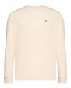LS WAFFLE BADGE CREWNK TEE