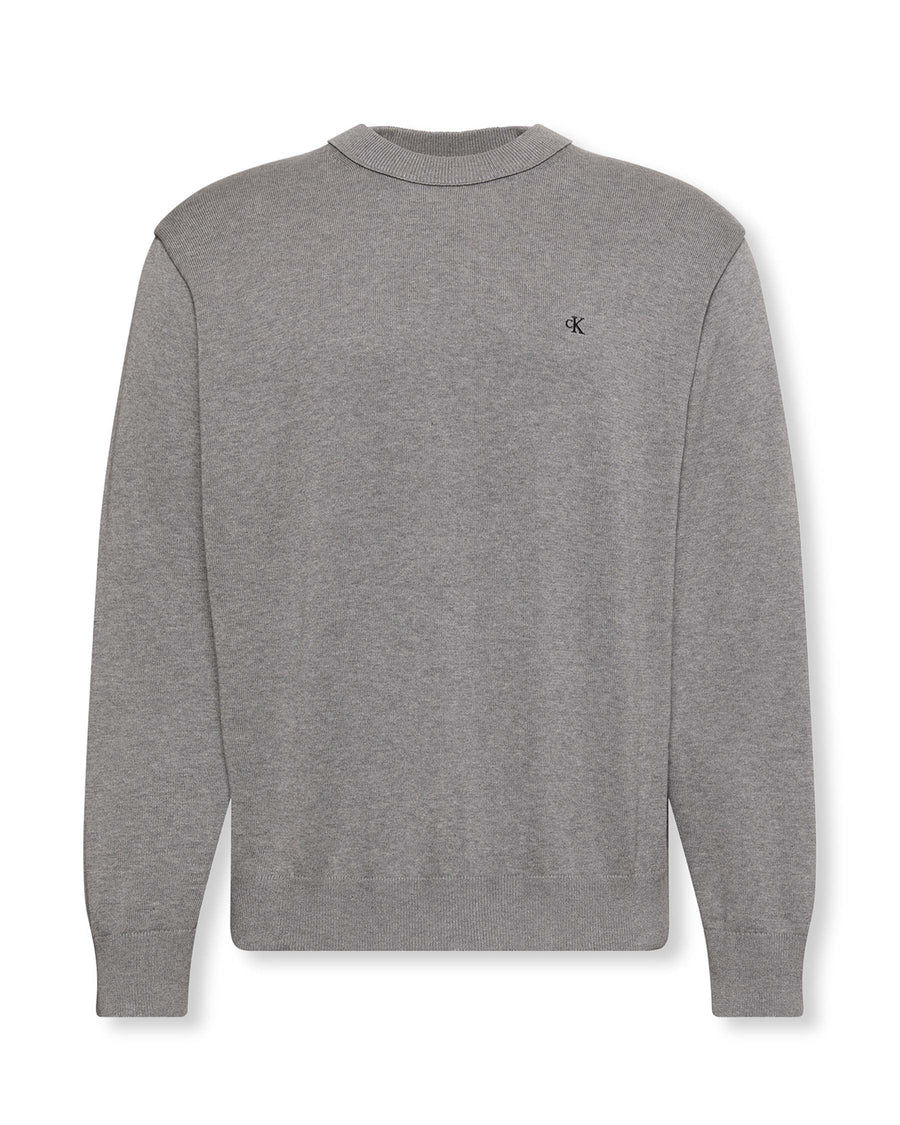 EU LS COTTON RELAXED CREWNK