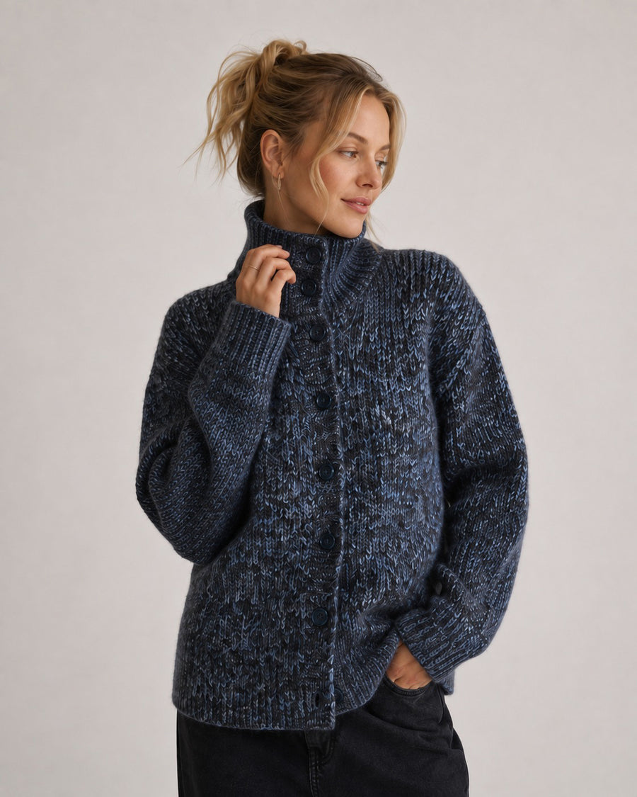 Pavina mix knit cardigan