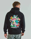 Printed Boxy Hood