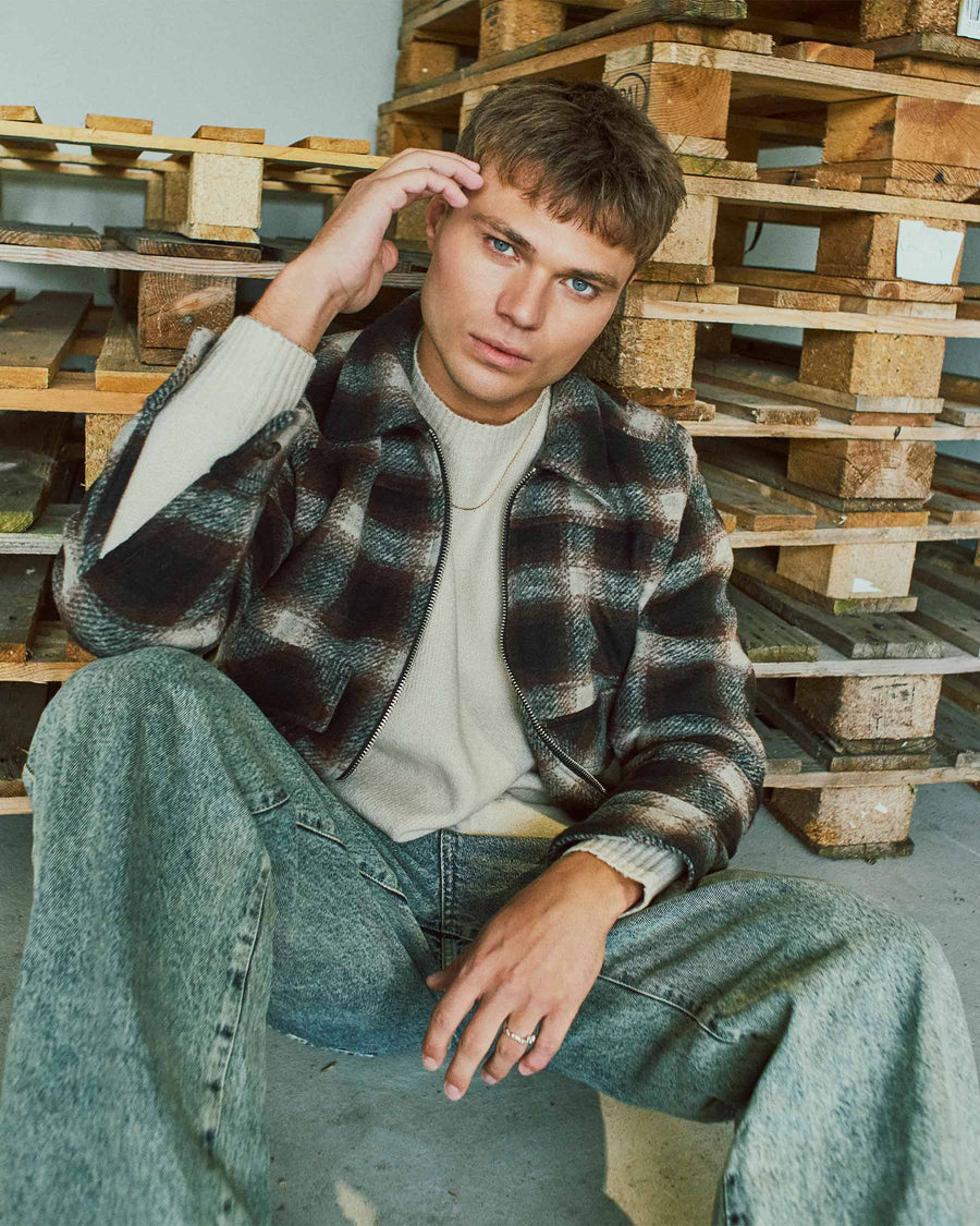 Cherry Roi Wool Check