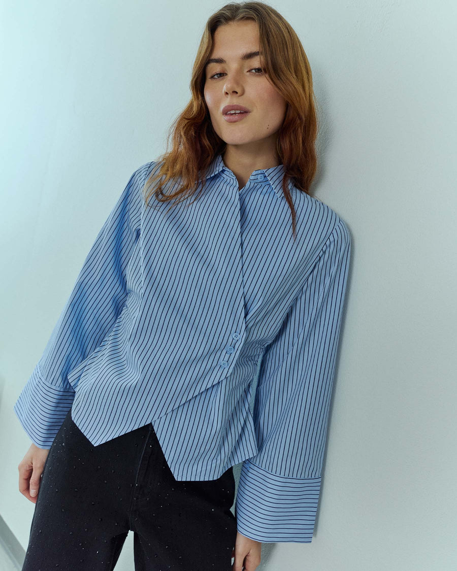 Emerson small stripe shirt