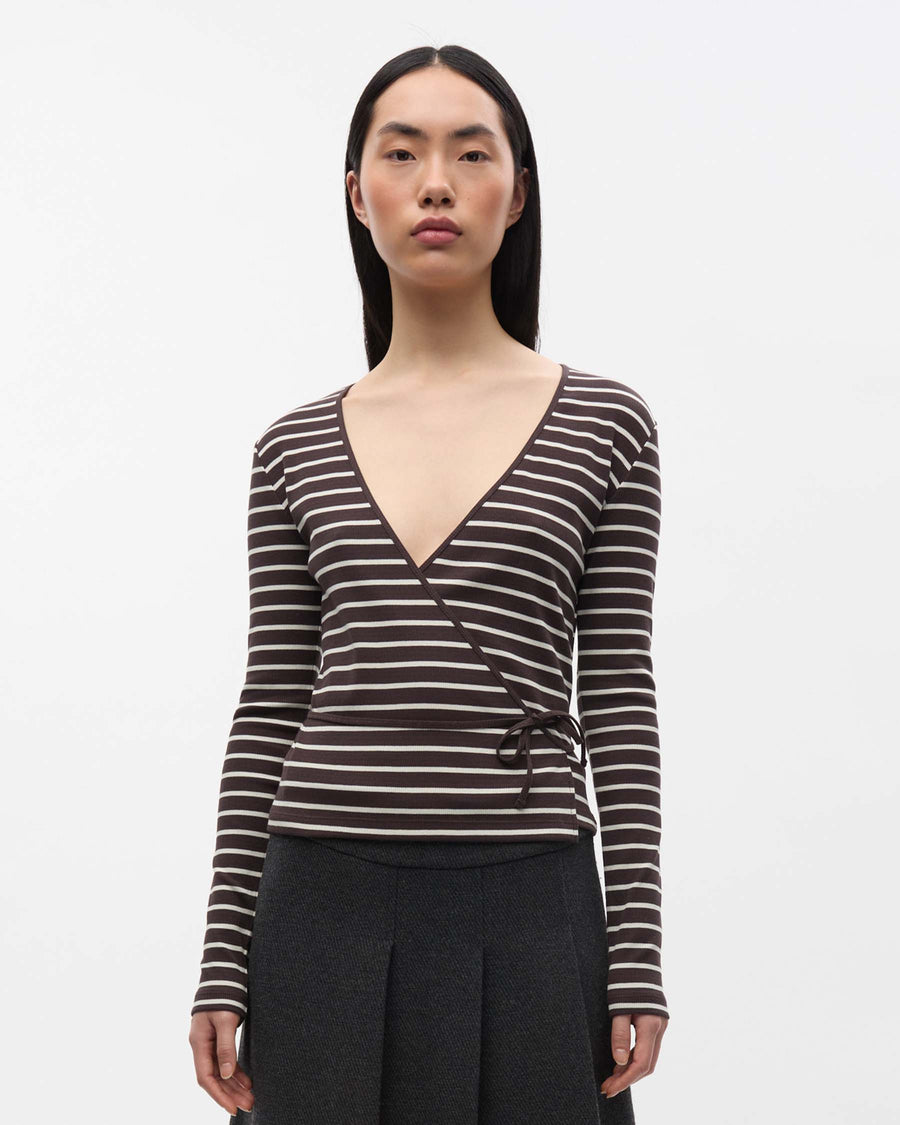 ENALLY LS V-N TEE