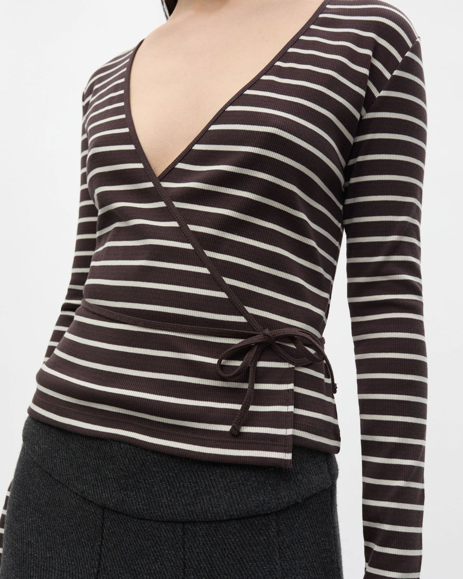 ENALLY LS V-N TEE