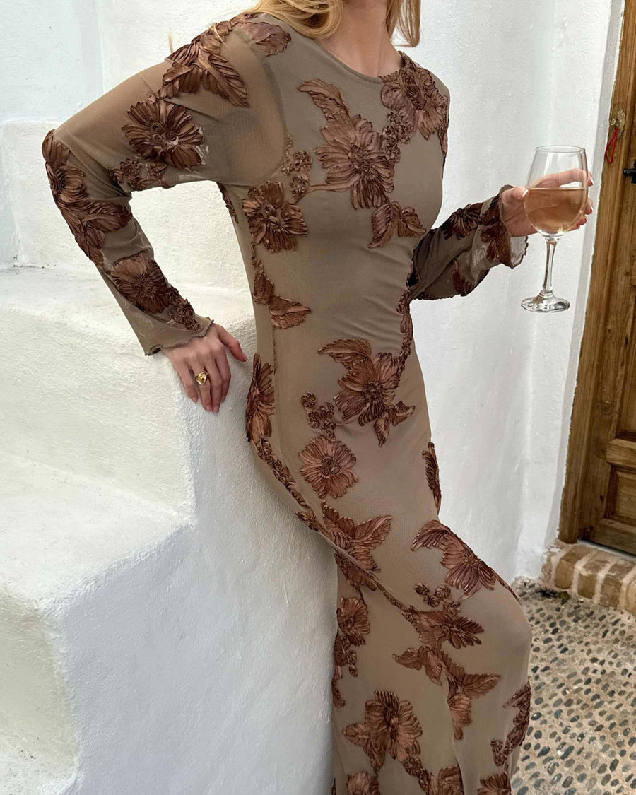 Floraic mesh dress