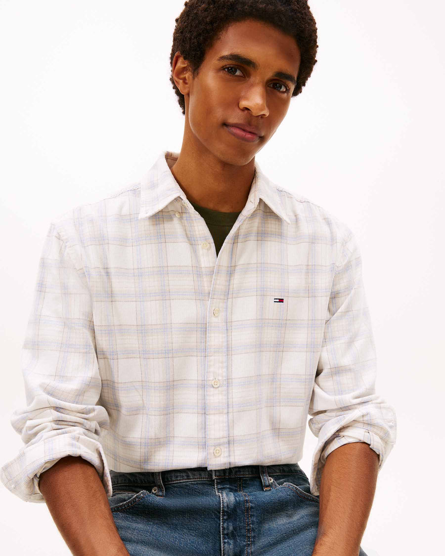 TJM CHECK CORD SHIRT