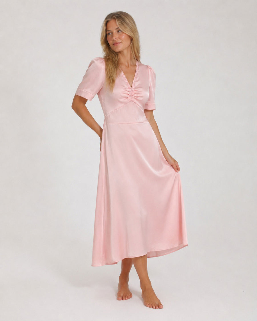 Paulie satin dress