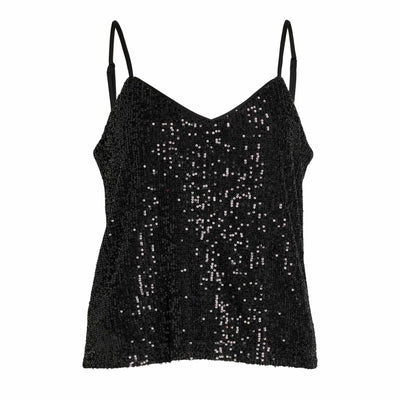 Vimaia strap v-neck sequin topThumbnail 