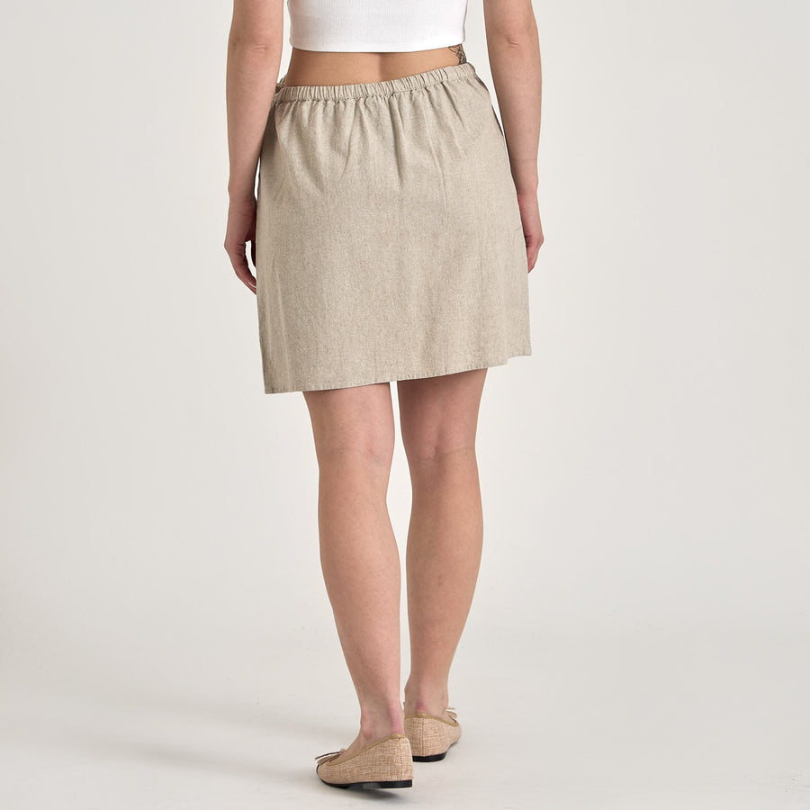 Purtika linen skirt