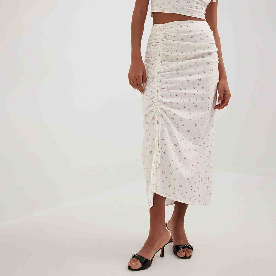 Gathered skirt