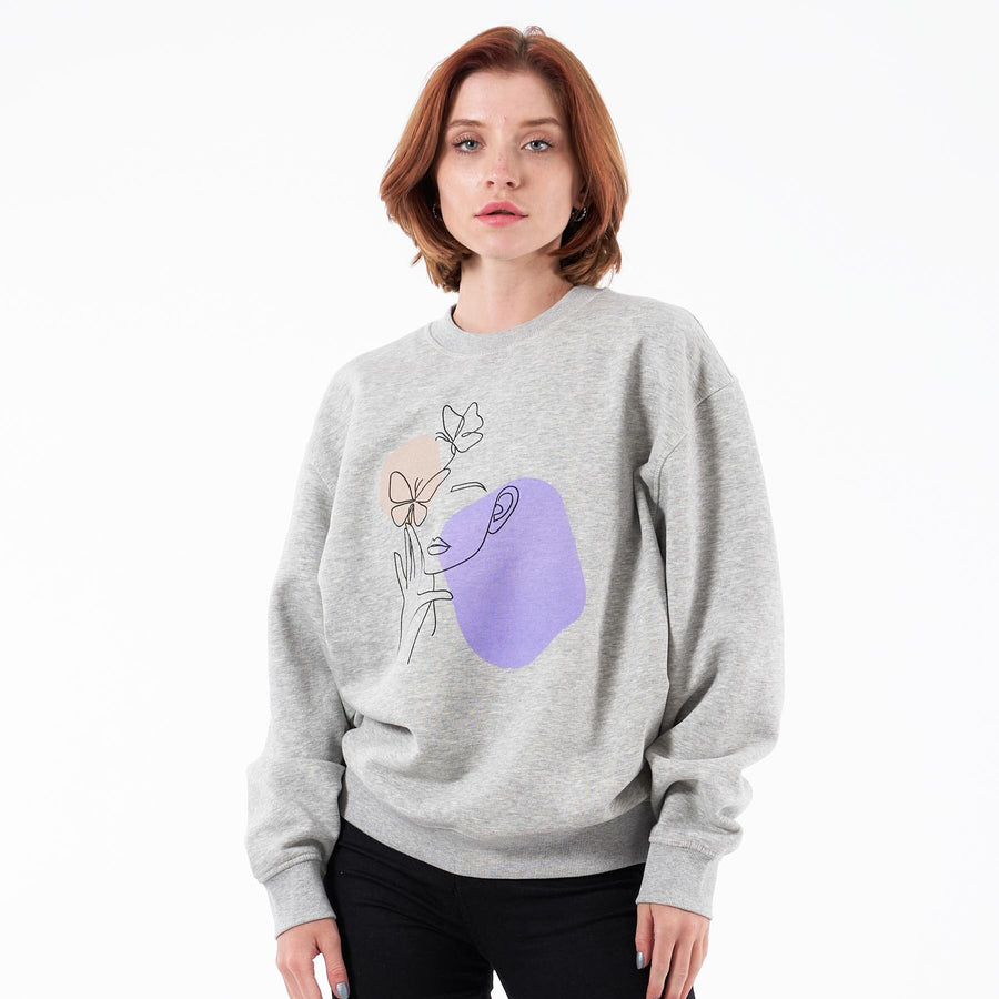 Rosa oversized print sweat