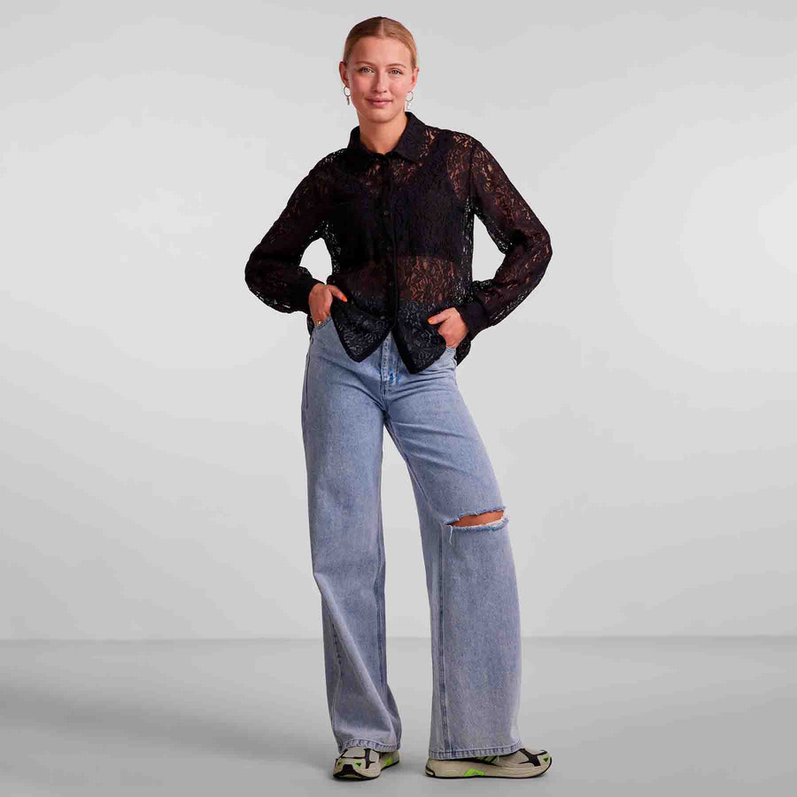 Pcbella lace shirt