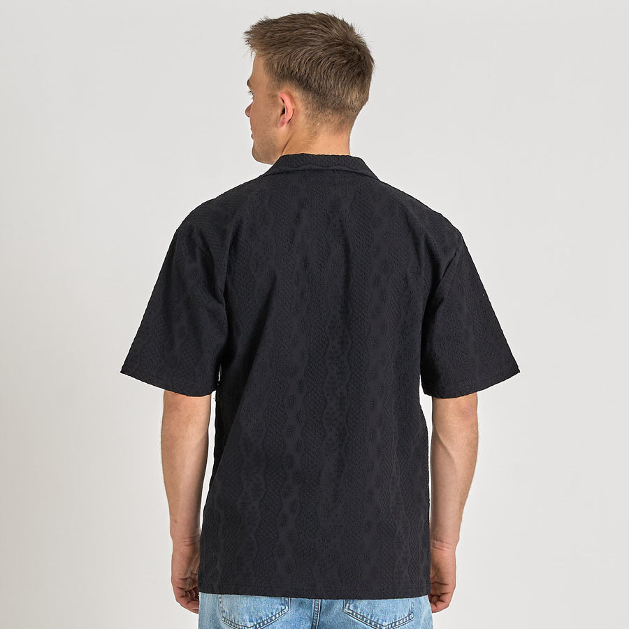 Crochet shirt ss