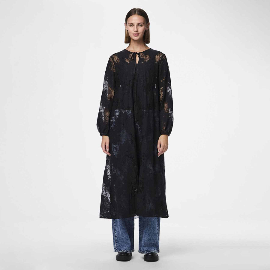 Pcnorinne ls midi dress