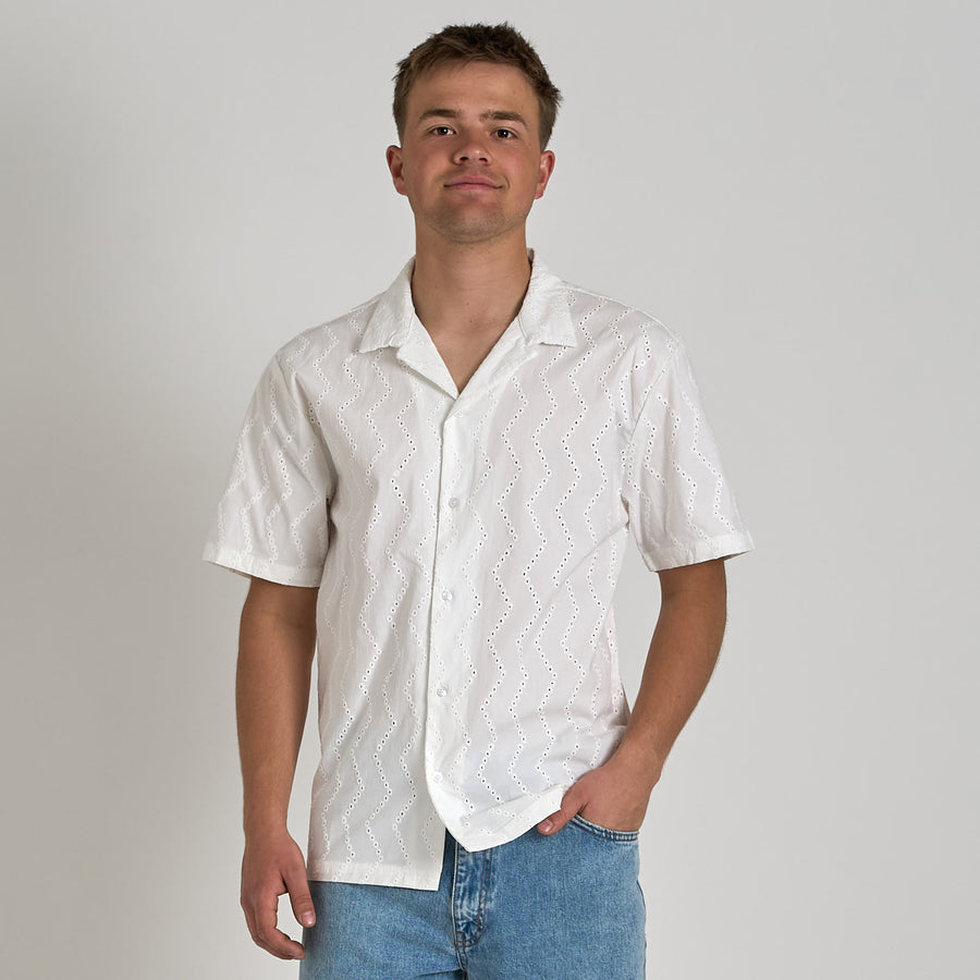 Crochet shirt ss
