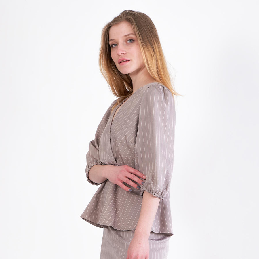 Wilma pinstripe tee