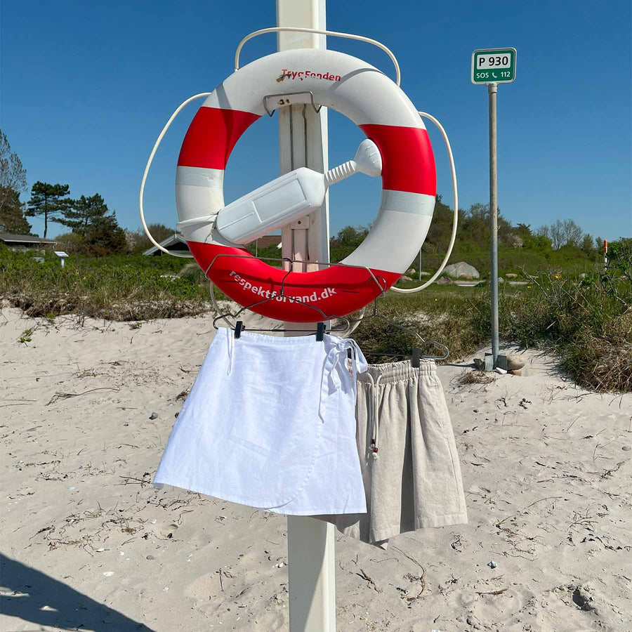 Purtora linen shorts