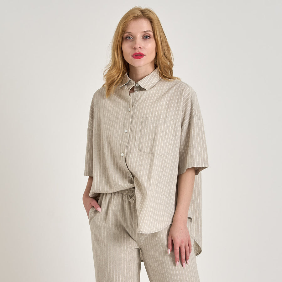 Purtyra linen ss shirt
