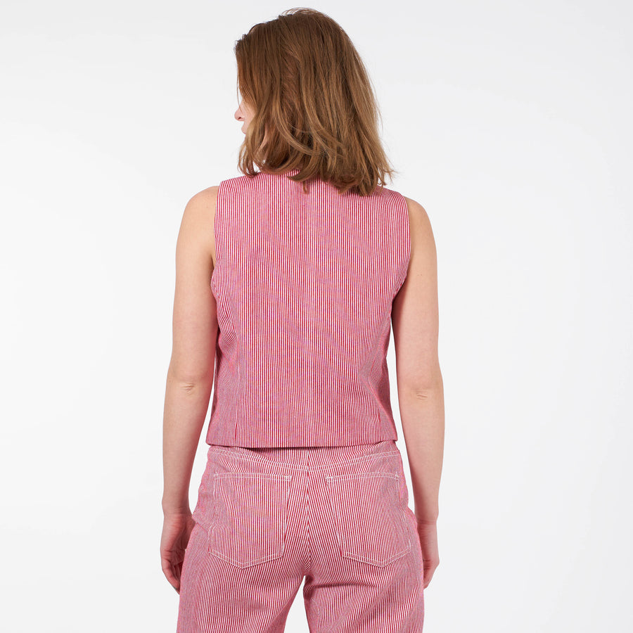 Purcasso pinstripe vest