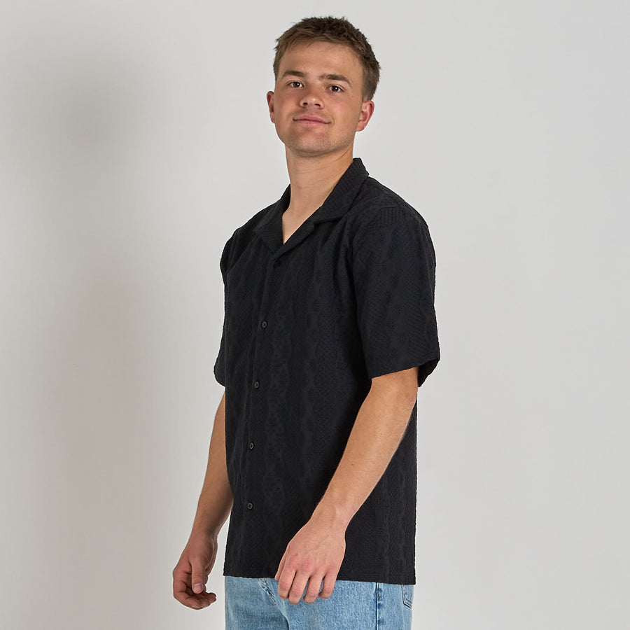 Crochet shirt ss