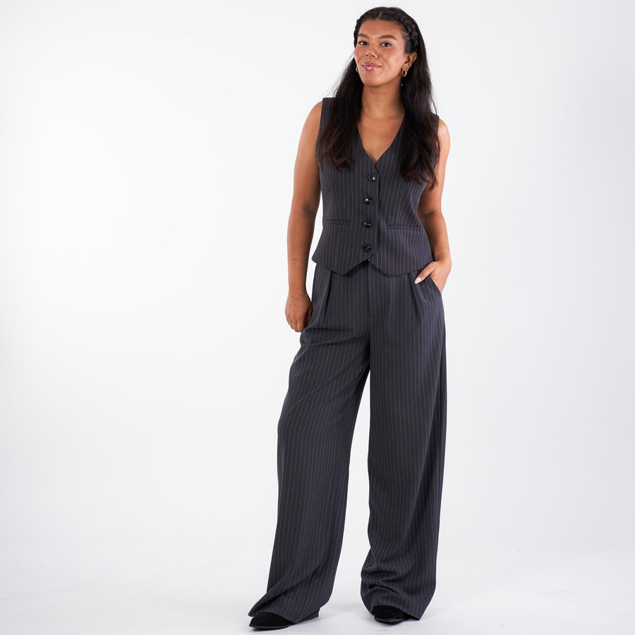 Vinja pinstripe waistcoat