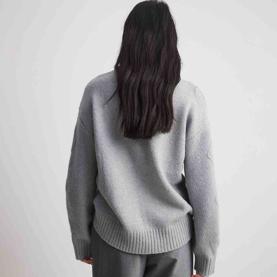 Turtleneck knitted
