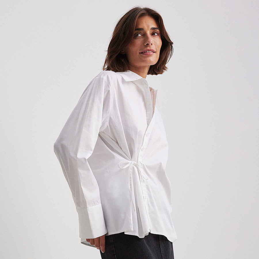 Tie detail shirt