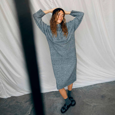 Objminna l/s zip knit dressThumbnail 