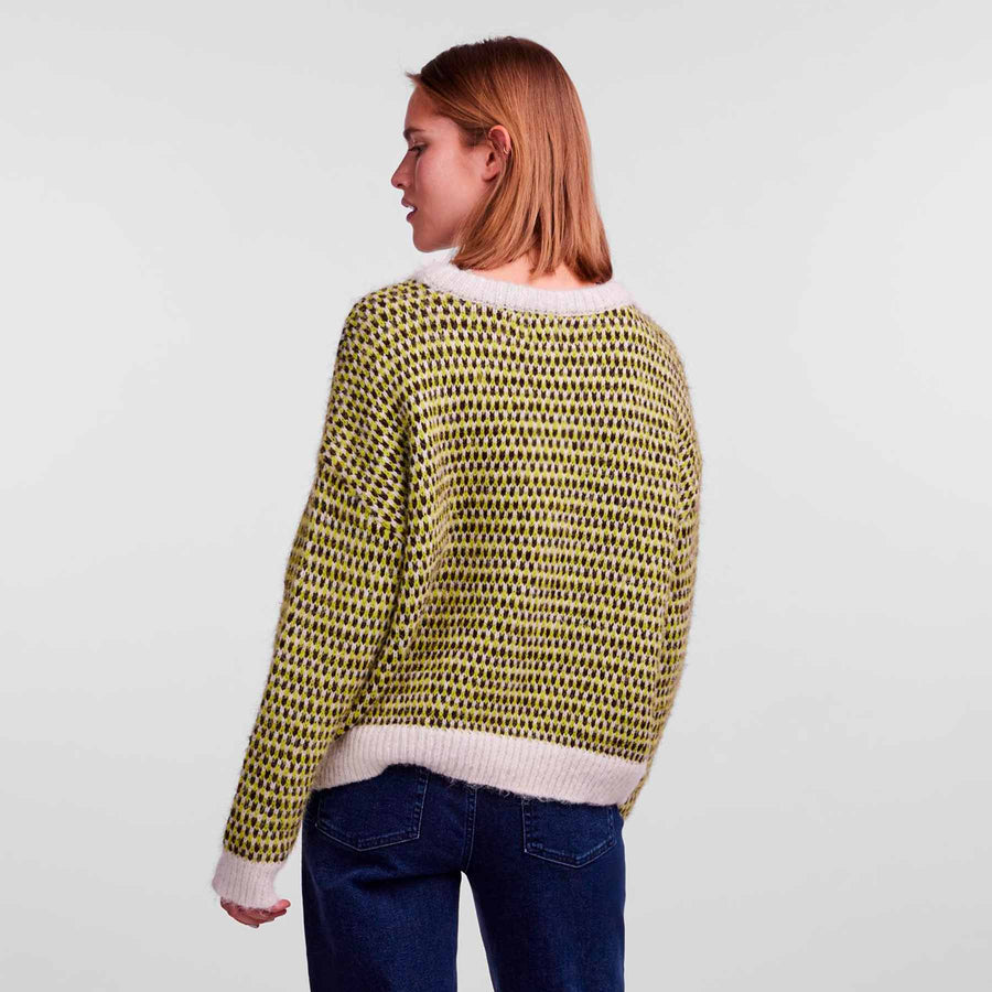 Pcjanice ls o-neck knit