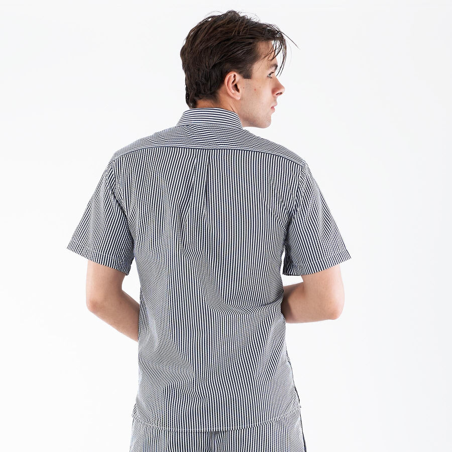 Seersucker shirt ss