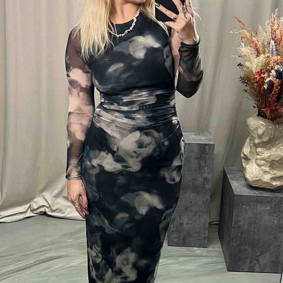Elly print ls dress2