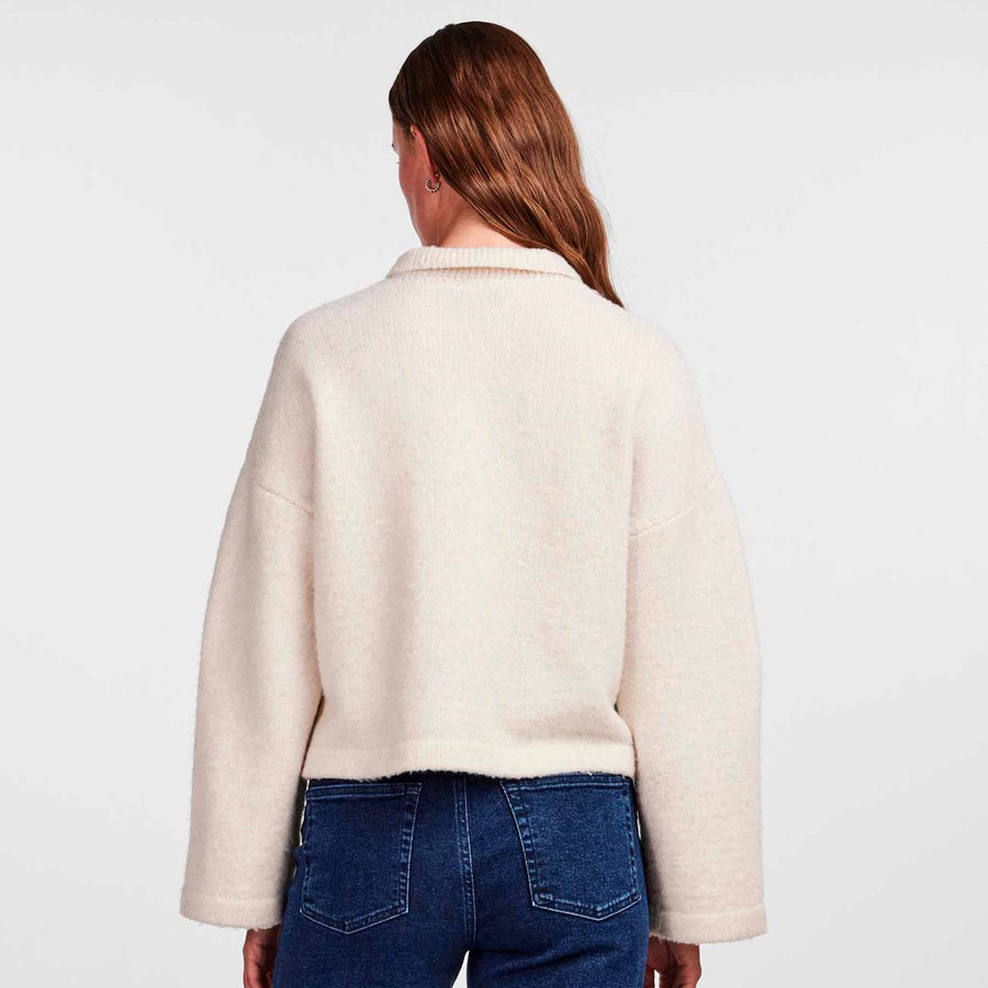 Pcselena ls zip knit