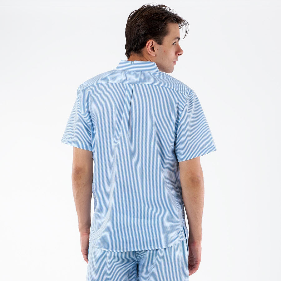 Seersucker shirt ss