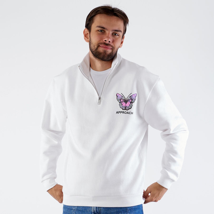 Vince art half zip