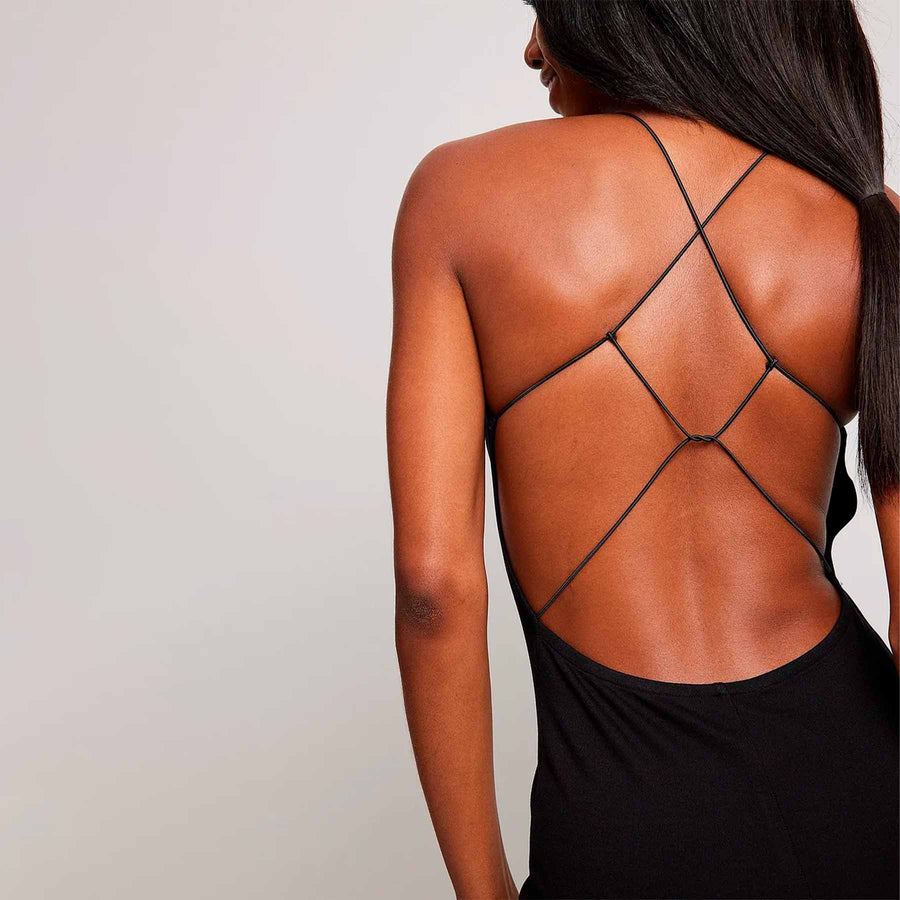 Back mini dress