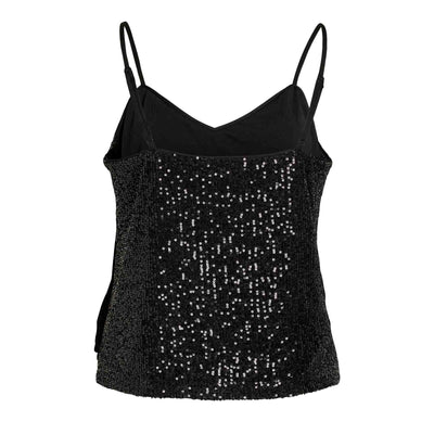 Vimaia strap v-neck sequin topThumbnail 