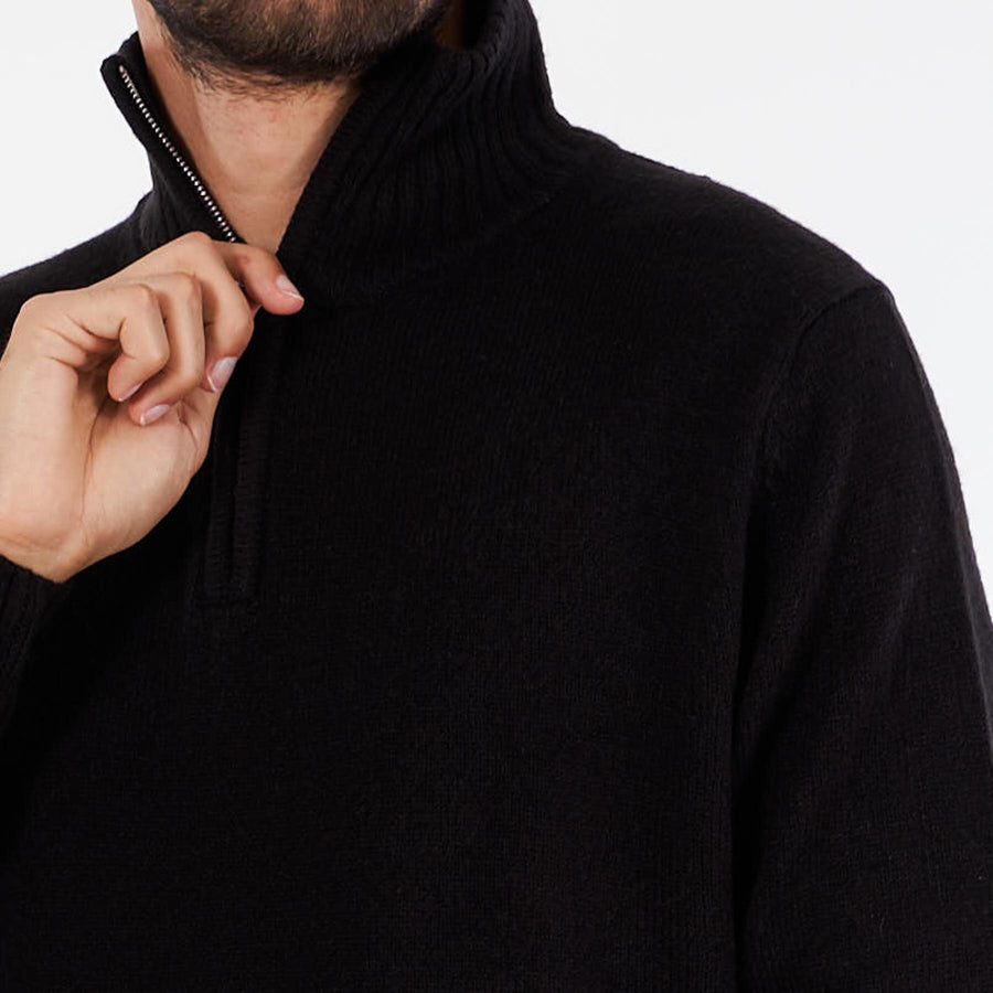 Diego half-zip knit
